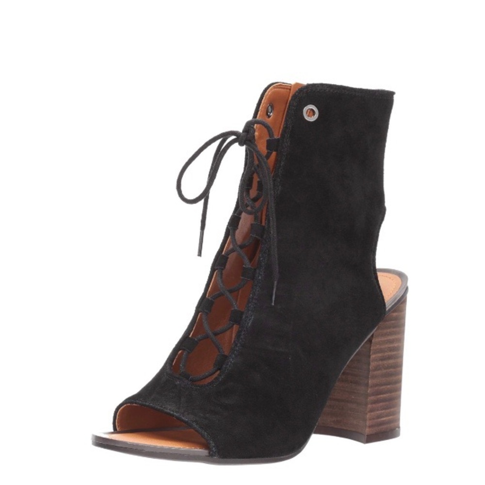 Never been worn Franco Sarto Peep Toe Bootie !